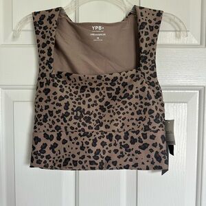 YPB by Abercrombie Leopard Print Women's Top